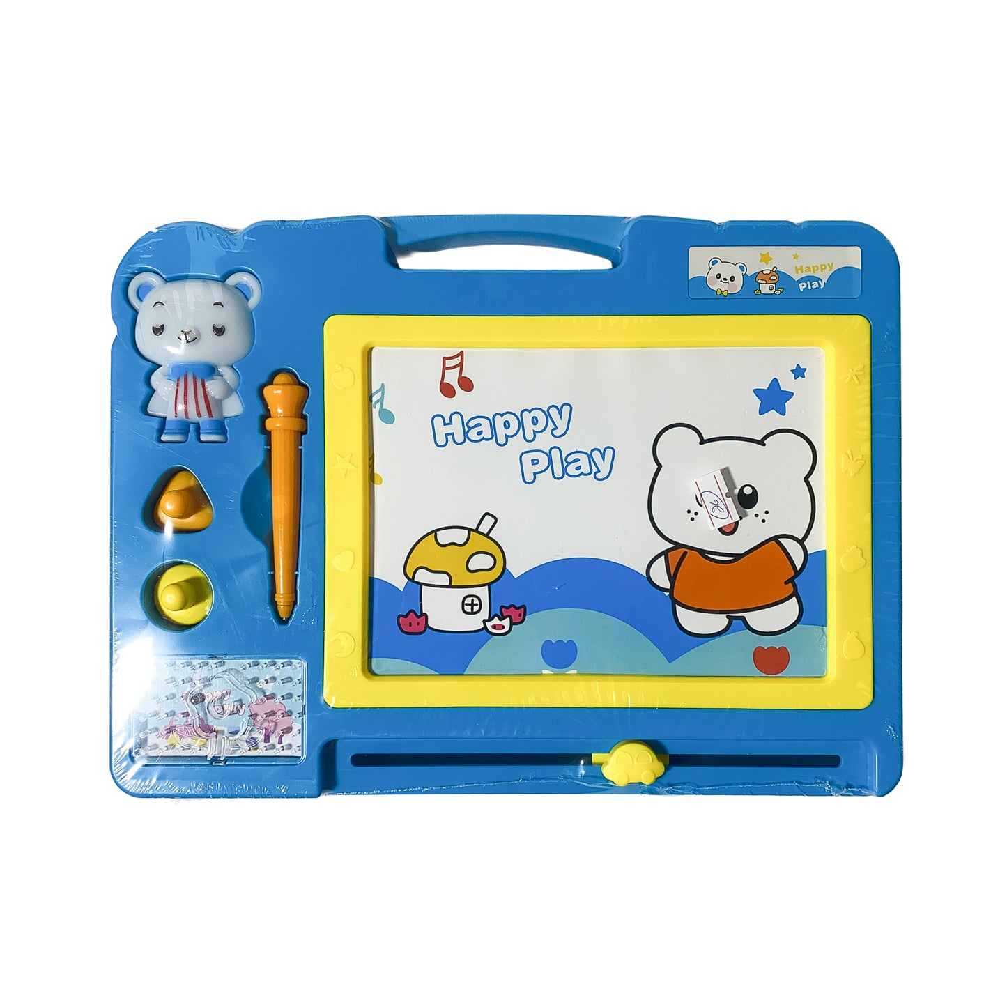 Happy Bear Magic Slate Blue - Drawing Board