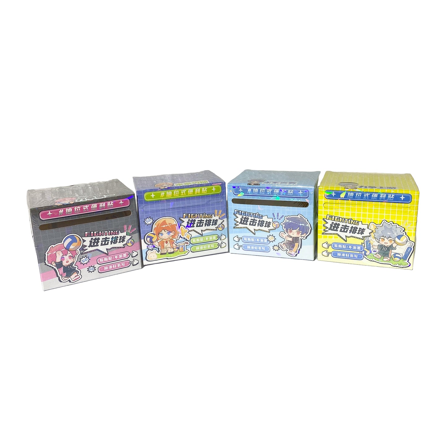 Fighting Go! Sports Anime Sticky Note Roll (Available in 4 Colours)