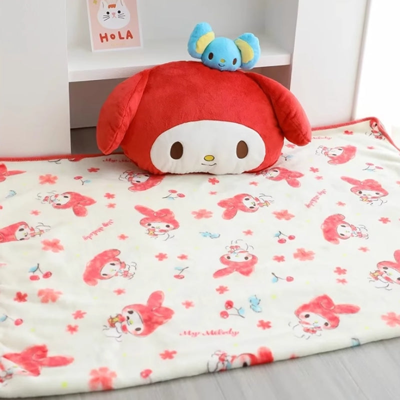 My Melody 2-In-1 Plush Pillow & Travel Blanket
