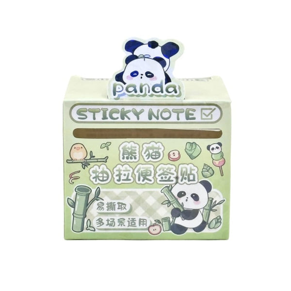 Panda Daily Adventure - Decorative Sticky Note Roll (Available in 4 Colours)