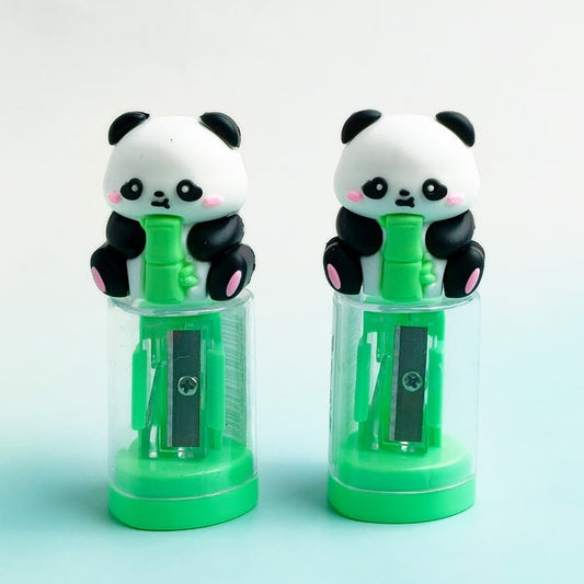 Bamboo Panda Pencil Sharpener