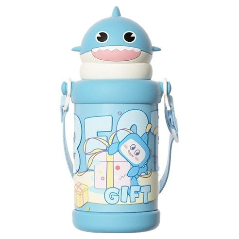HEELO Shark 550ML Insulated Kids Thermos Stainless Steel