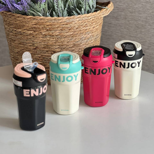 BOSHENG Vacuum Insulated Stainless Steel Travel Mug