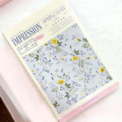 Spring Day Floral Pattern Journal