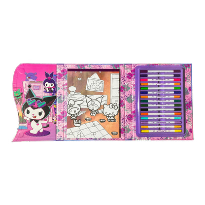 Kuromi Colouring Book Set