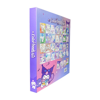 Kuromi Colouring Book Set