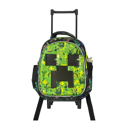 Minecraft Creeper TNT Edition 3D Hard Shell Mini Trolley Backpack