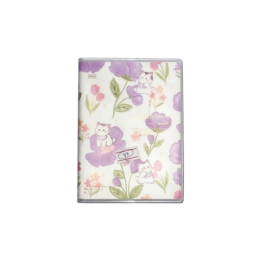 Cute Floral Character Diary