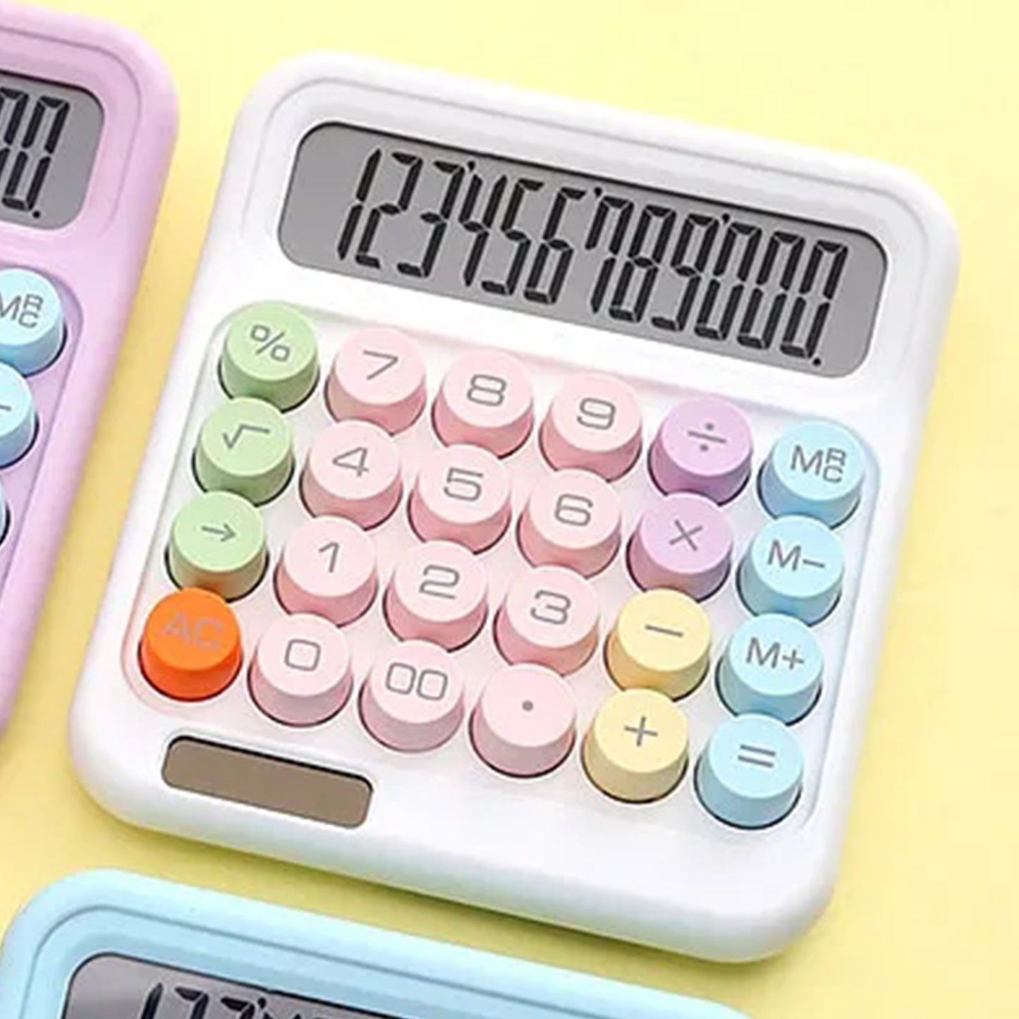 Runzon Colourful Keys White - Calculator