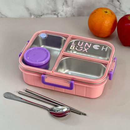 IQIX Partition Seal SUS304 Stainless Steal Lunch Box
