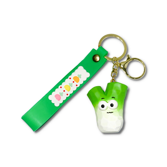 Green Cabbage Keychain