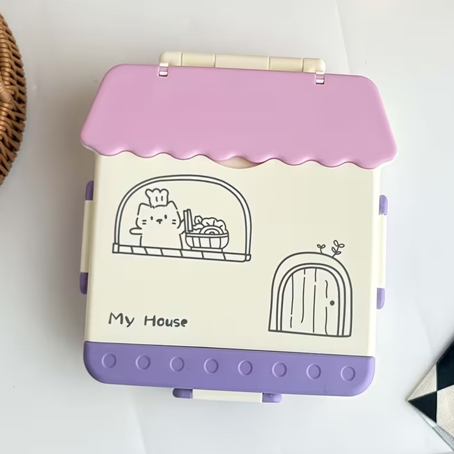My House-Shaped Kids Lunch Box