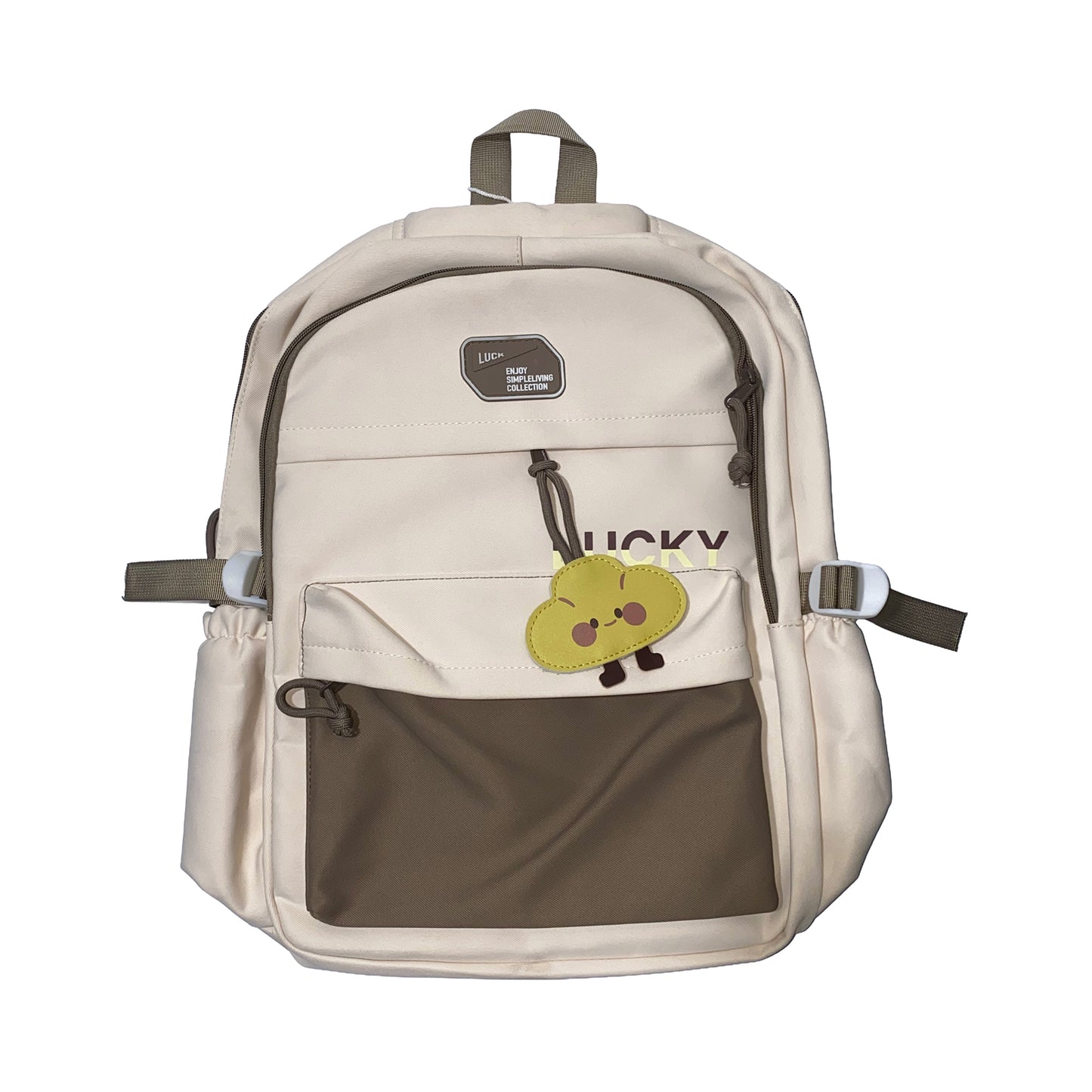 Simple Living Lucky Aesthetic School Backpack