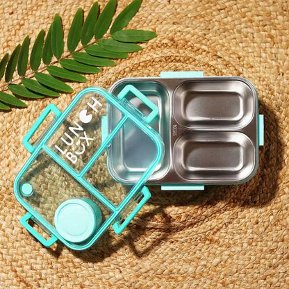 IQIX Partition Seal SUS304 Stainless Steal Lunch Box