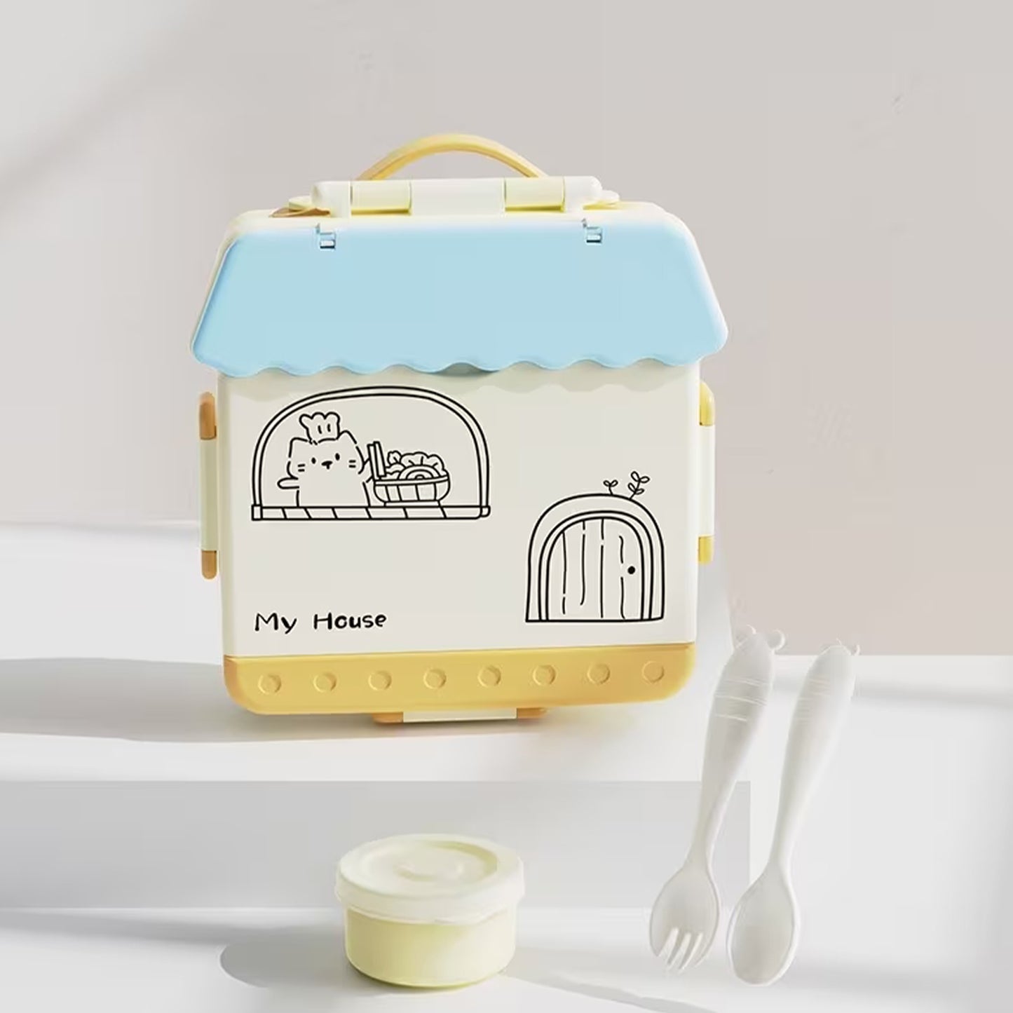 My House-Shaped Kids Lunch Box