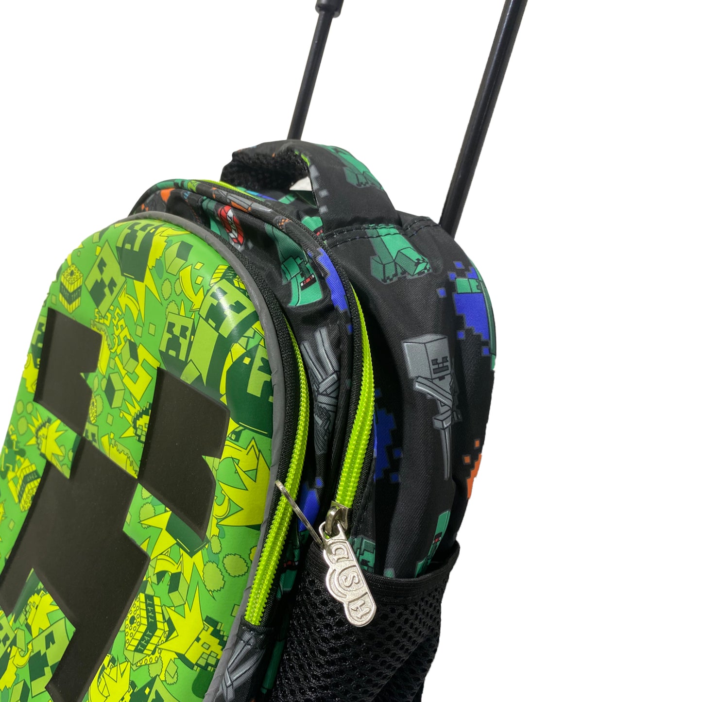 Minecraft Creeper TNT Edition 3D Hard Shell Mini Trolley Backpack