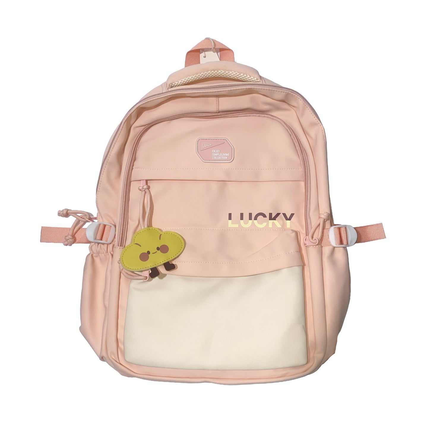 Simple Living Lucky Aesthetic School Backpack