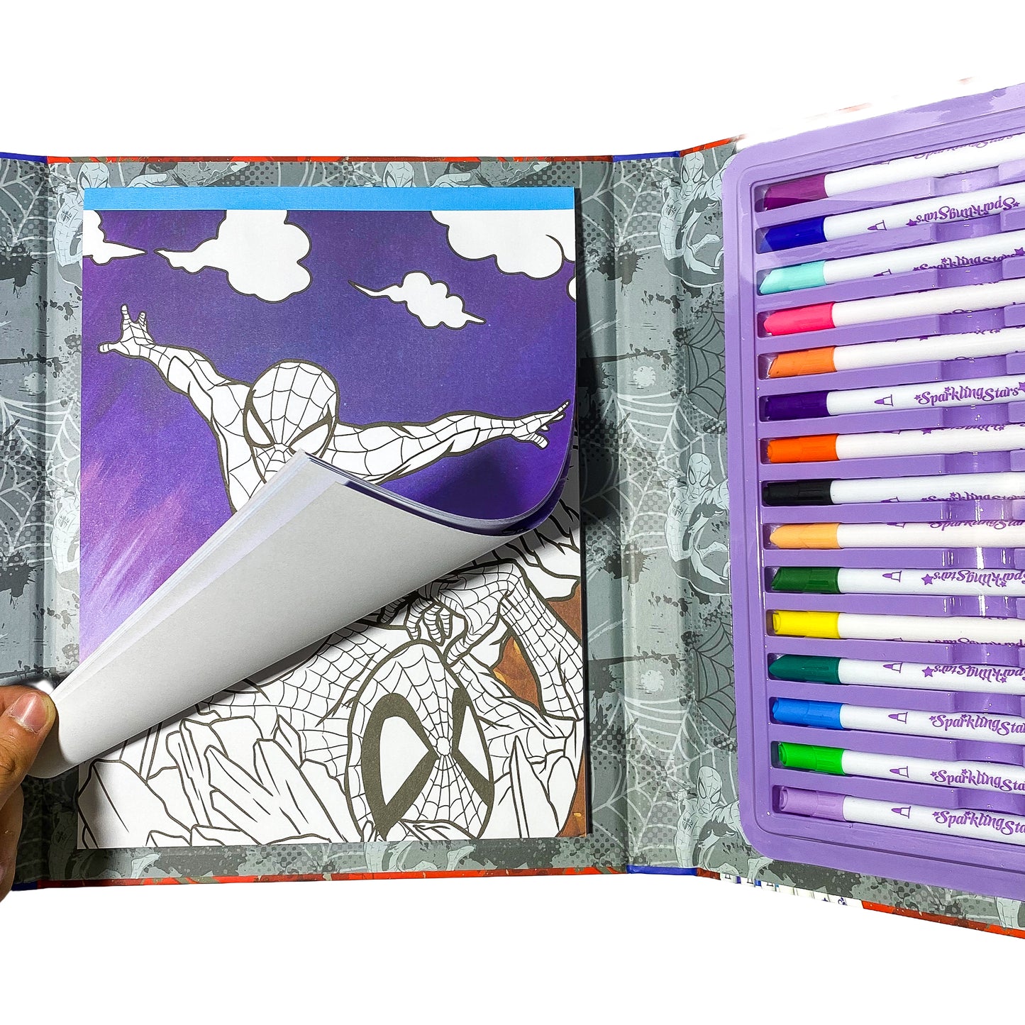 Spiderman Colouring Book Set