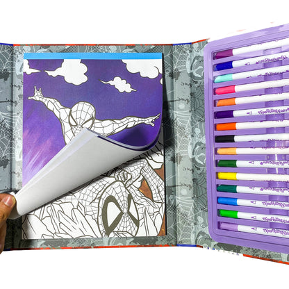 Spiderman Colouring Book Set