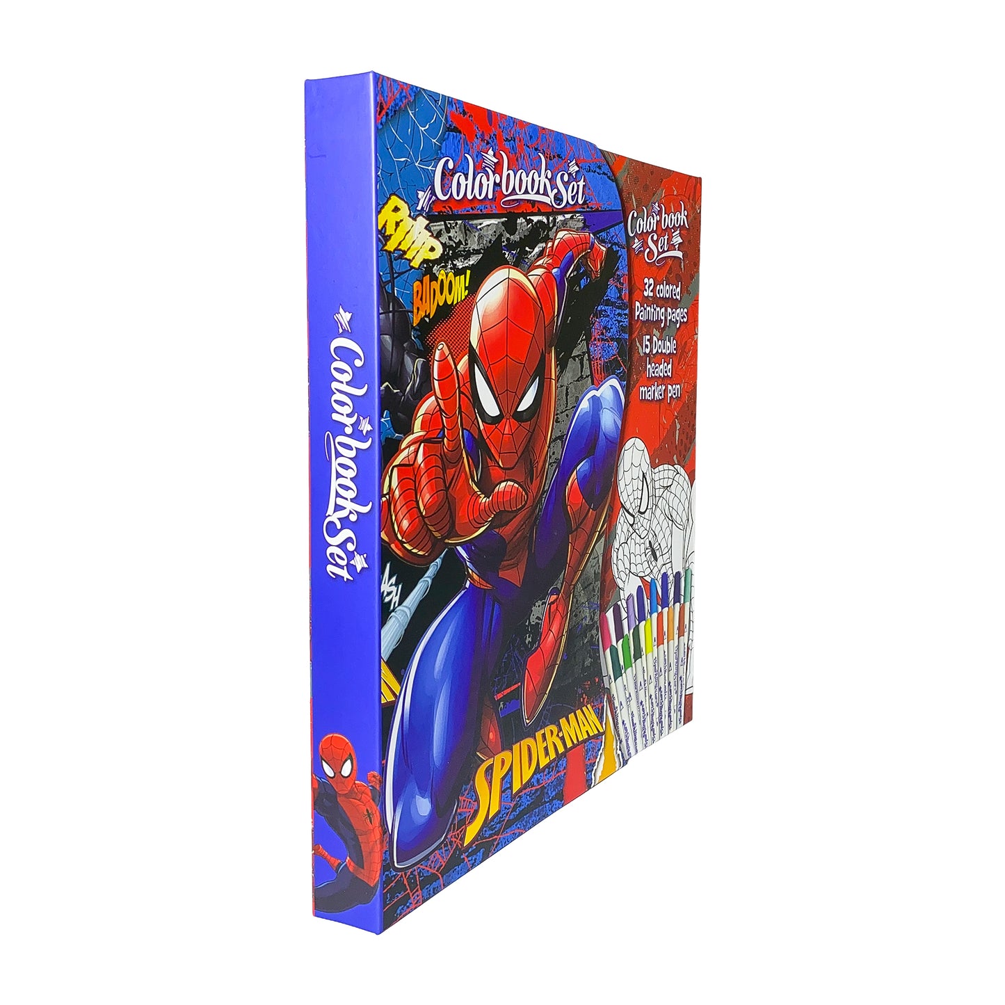 Spiderman Colouring Book Set