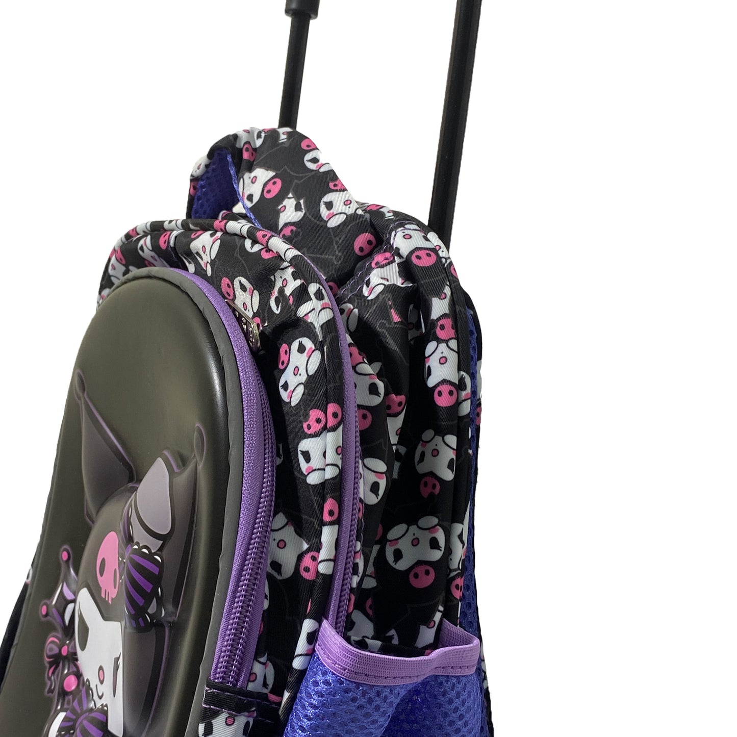 Kuromi 3D Hard Shell Mini Trolley Backpack