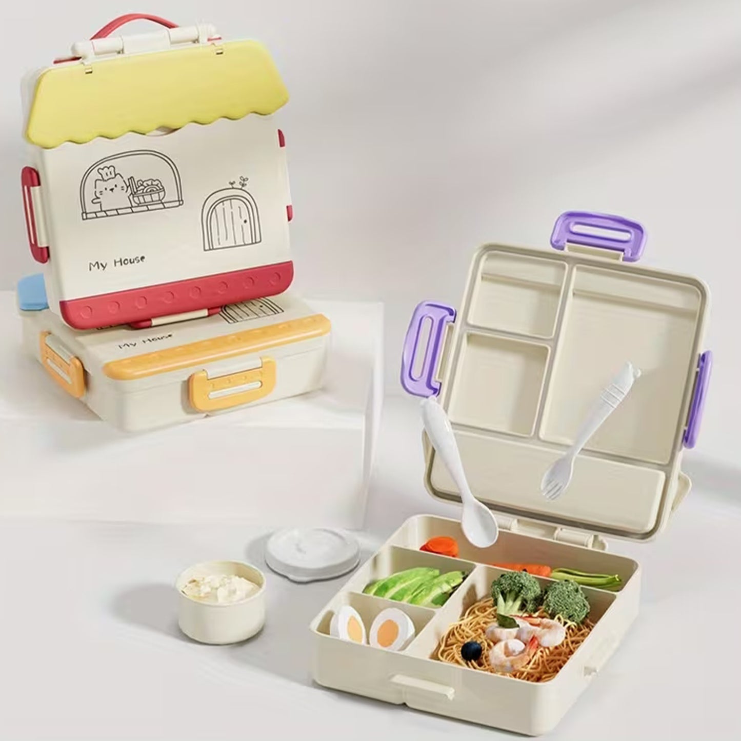 My House-Shaped Kids Lunch Box