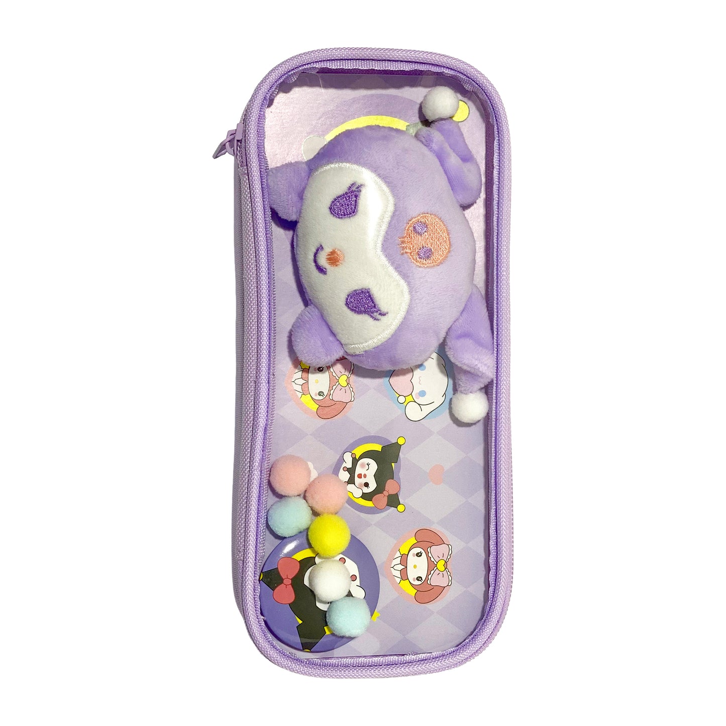 Kuromi Sweet Dreams Extra-Long Plush Pencil Case