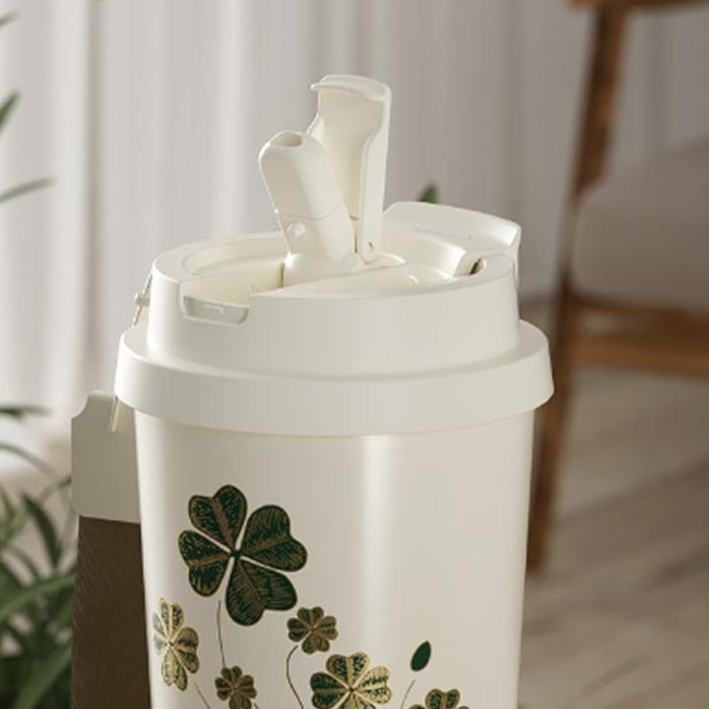 Four Leaf Clover Vacuum Insulated Coffee Tumbler