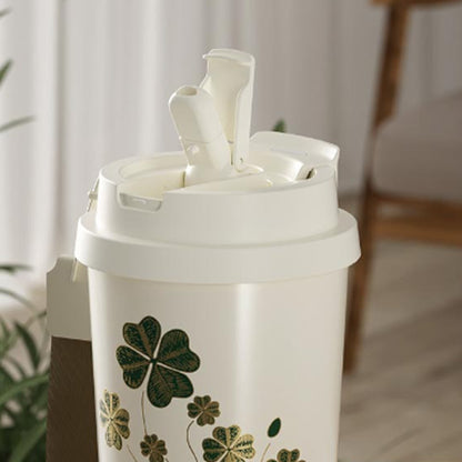 Four Leaf Clover Vacuum Insulated Coffee Tumbler