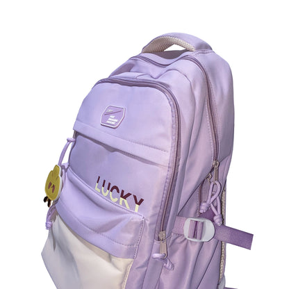 Simple Living Lucky Aesthetic School Backpack