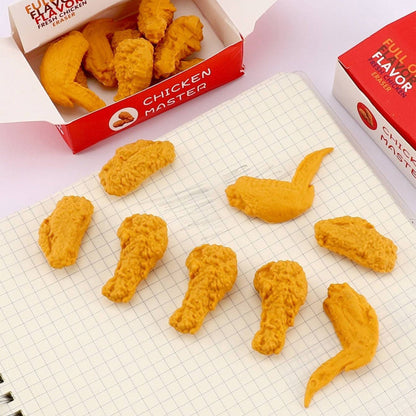 Fried Chicken Drumstick Eraser
