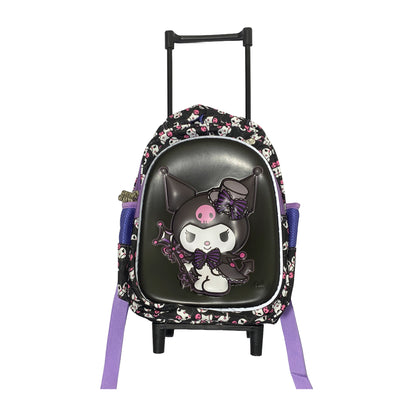 Kuromi 3D Hard Shell Mini Trolley Backpack