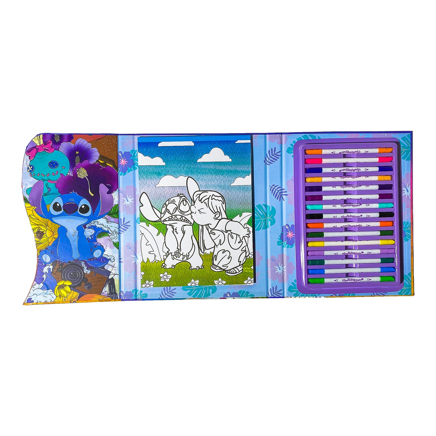 Stitch Colouring Book Set