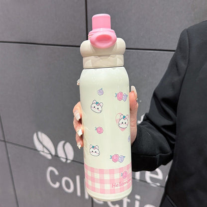 Slim 600ML Insulated Stainless Steel Kids Water Bottle