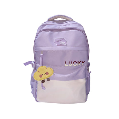 Simple Living Lucky Aesthetic School Backpack