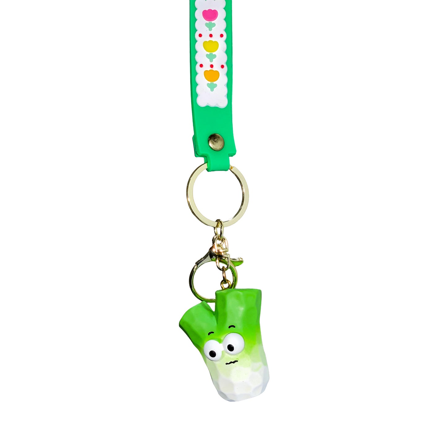 Green Cabbage Keychain