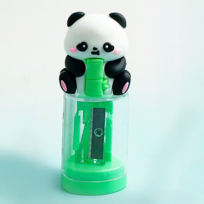Bamboo Panda Pencil Sharpener