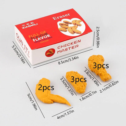 Fried Chicken Drumstick Eraser