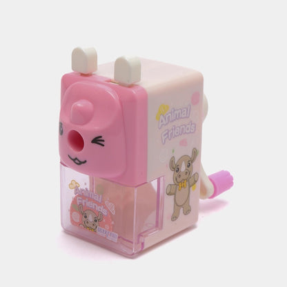 Cute Rhinoceros Hand Rotating Pencil Sharpener