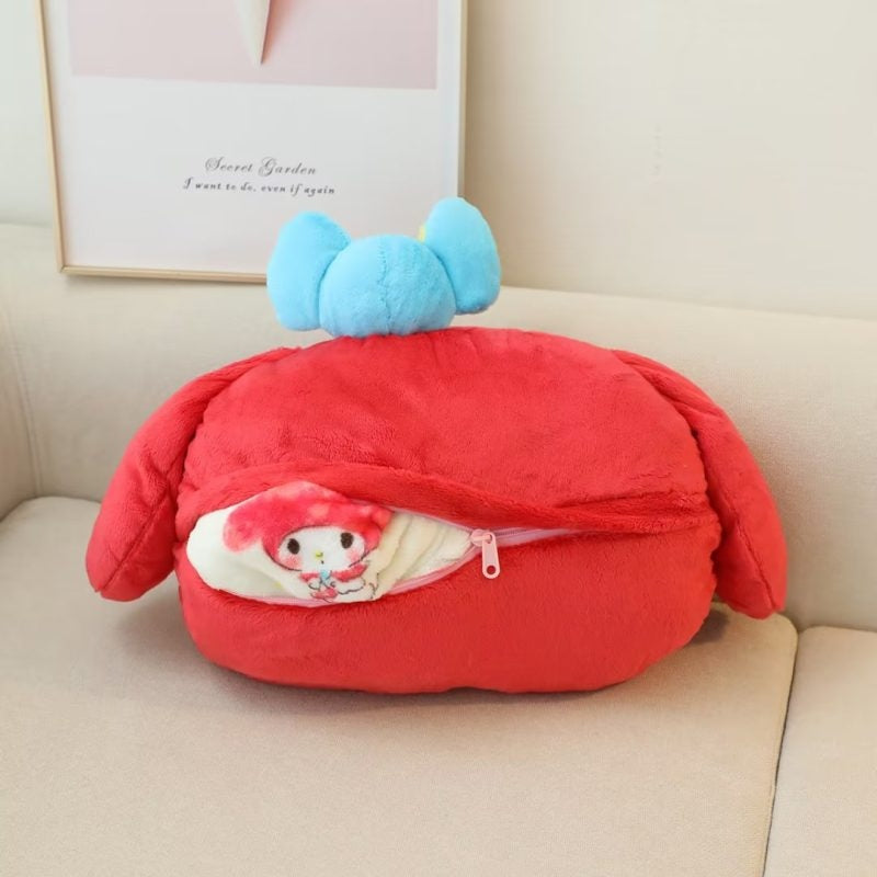 My Melody 2-In-1 Plush Pillow & Travel Blanket