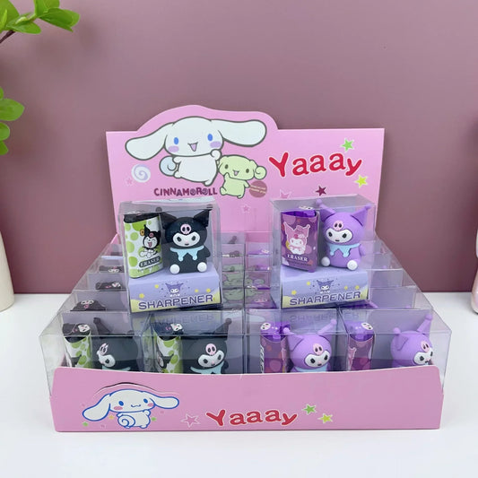 Kuromi - Eraser + Sharpener
