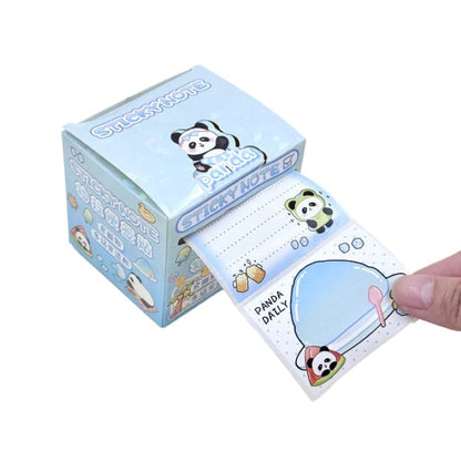 Panda Daily Adventure - Decorative Sticky Note Roll (Available in 4 Colours)