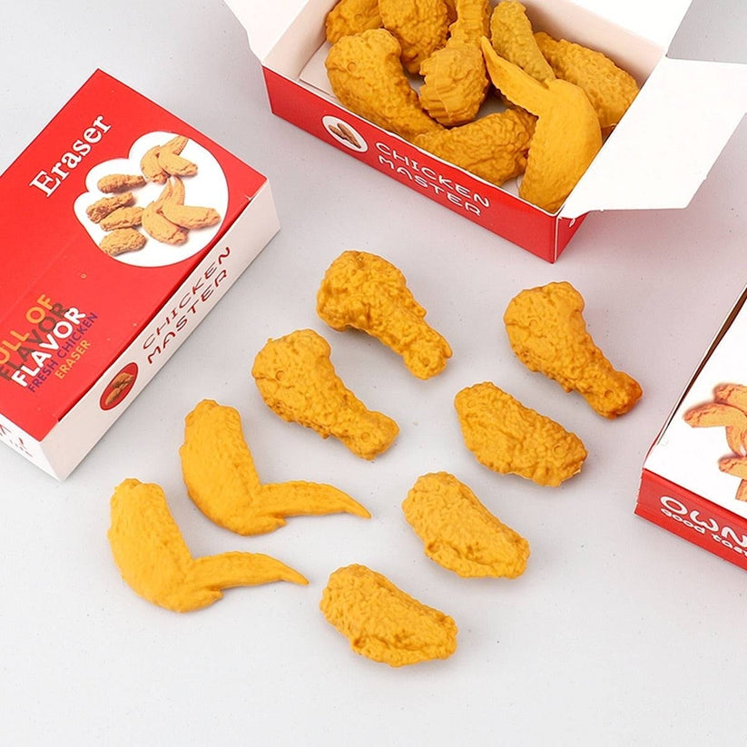 Fried Chicken Drumstick Eraser