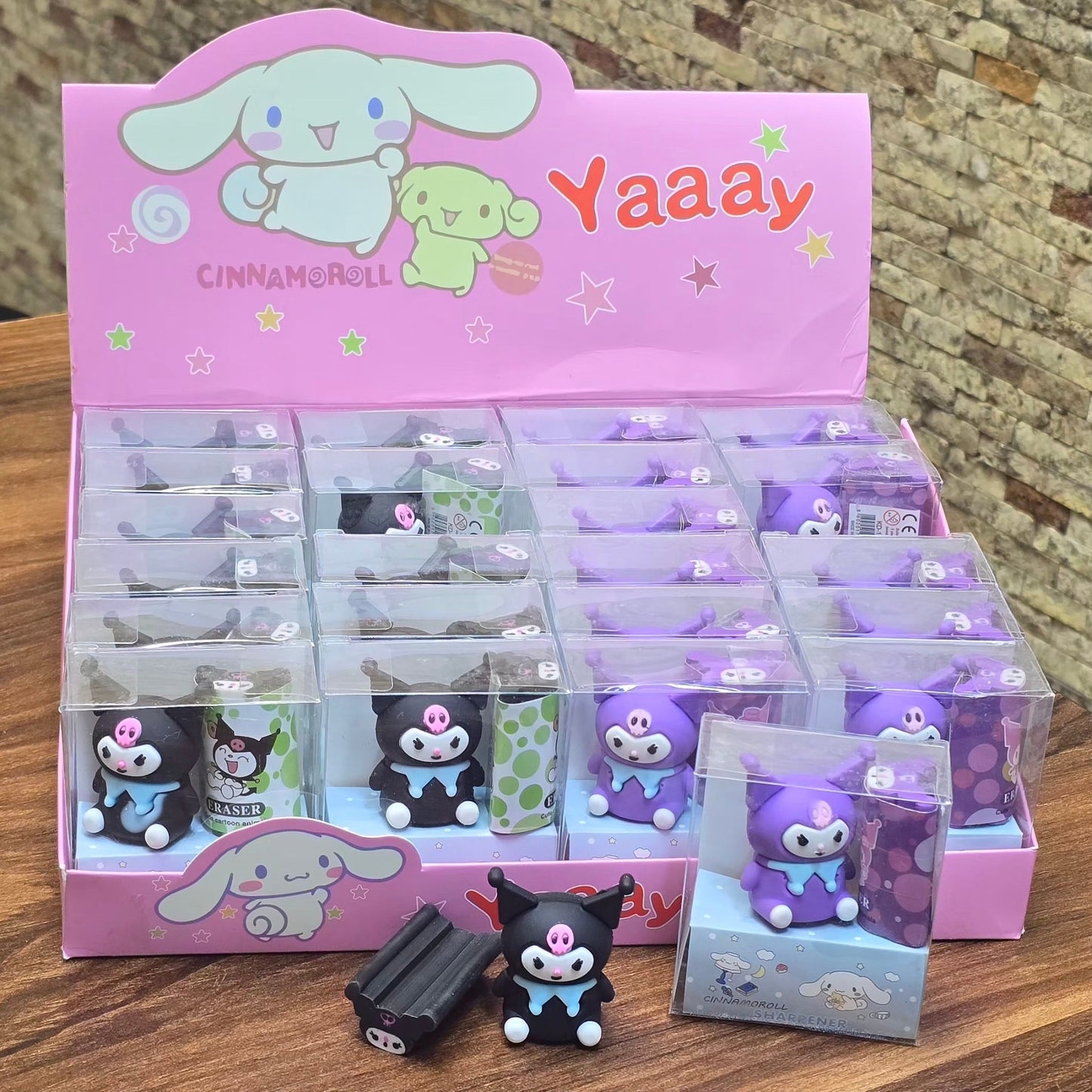 Kuromi - Eraser + Sharpener
